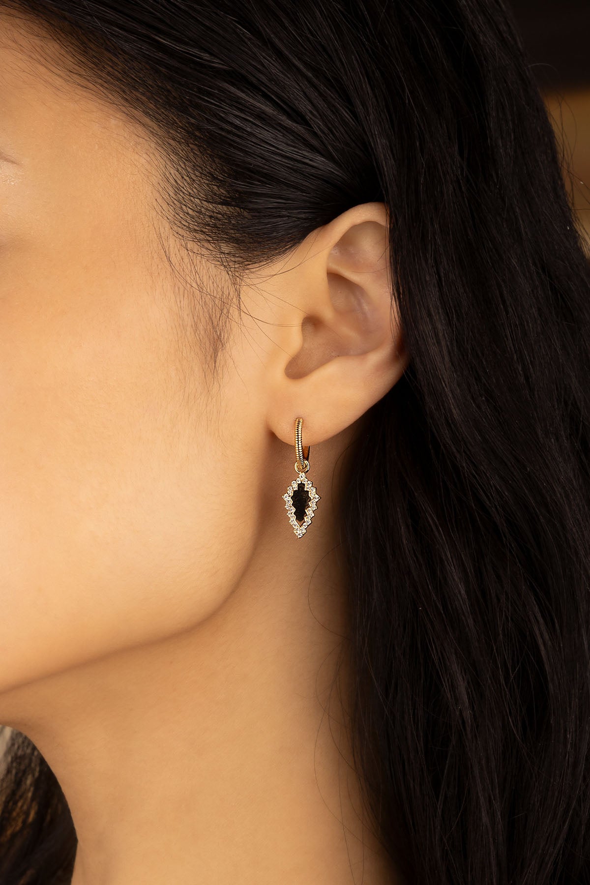 APM Monaco Boucles d'Oreilles Éclat en Or Jaune
