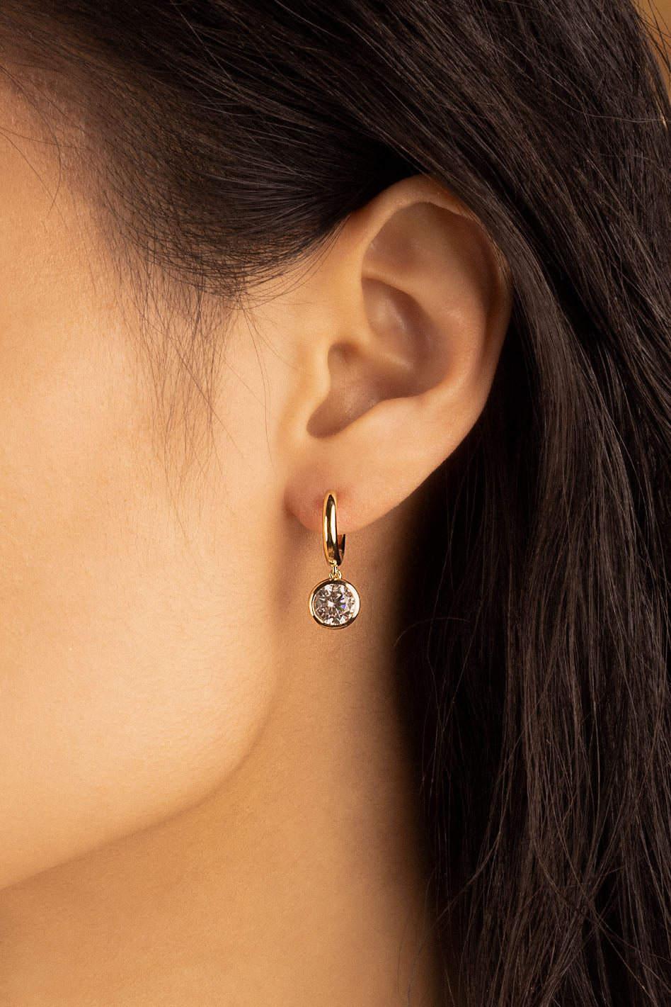 APM Monaco Boucles d'Oreilles Éclat en Or Jaune