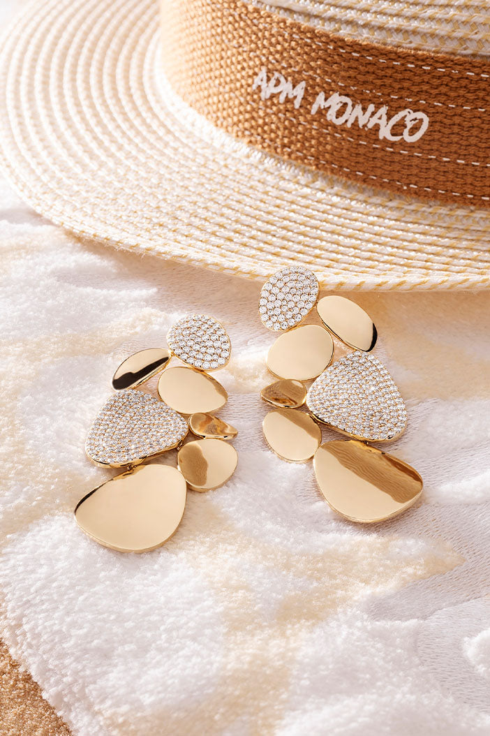 APM Monaco Boucles d'Oreilles Galet XL