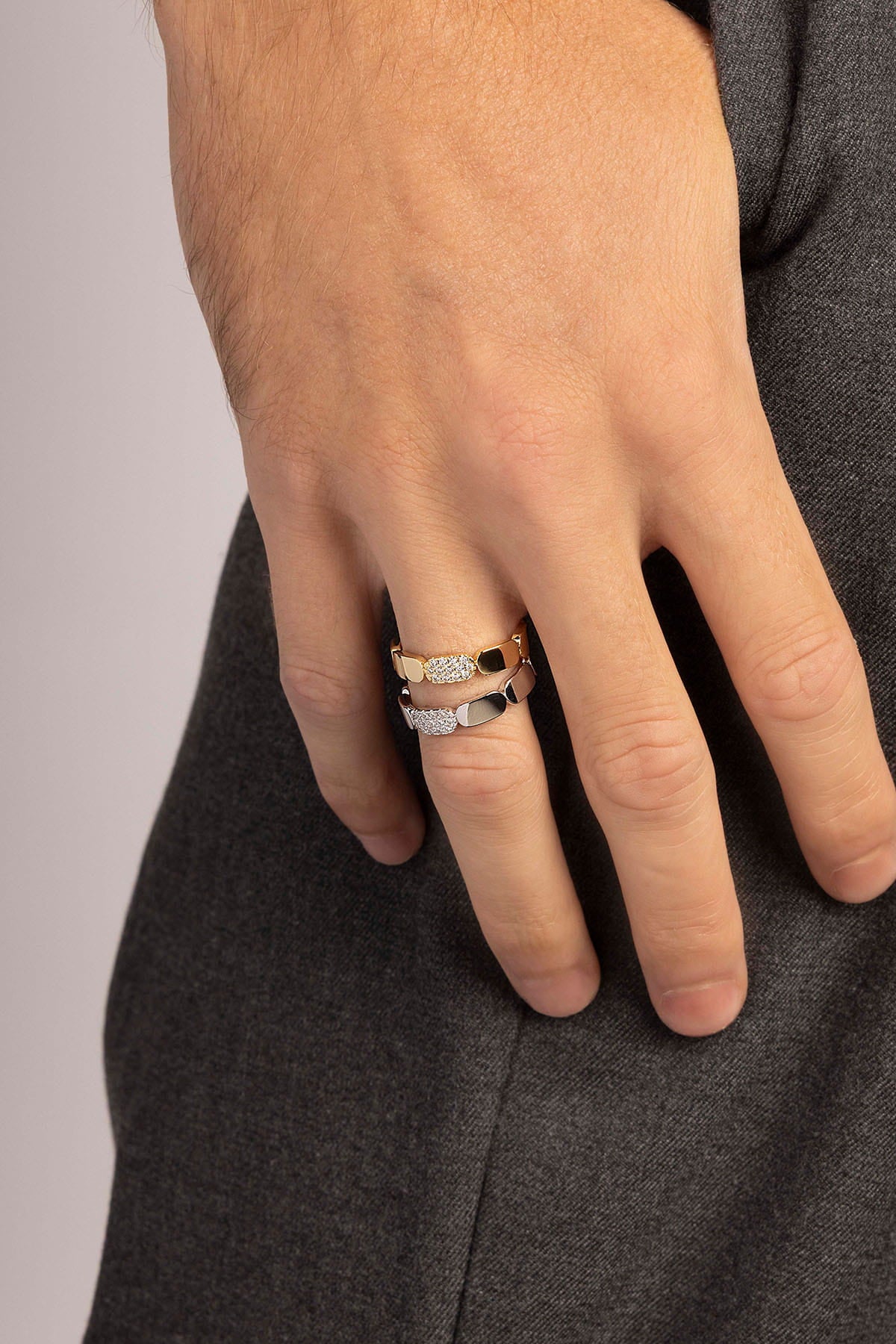 Bague Pavage