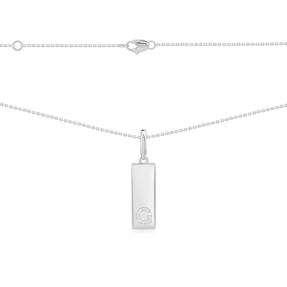 Collier Plaque Alphabet - APM Monaco