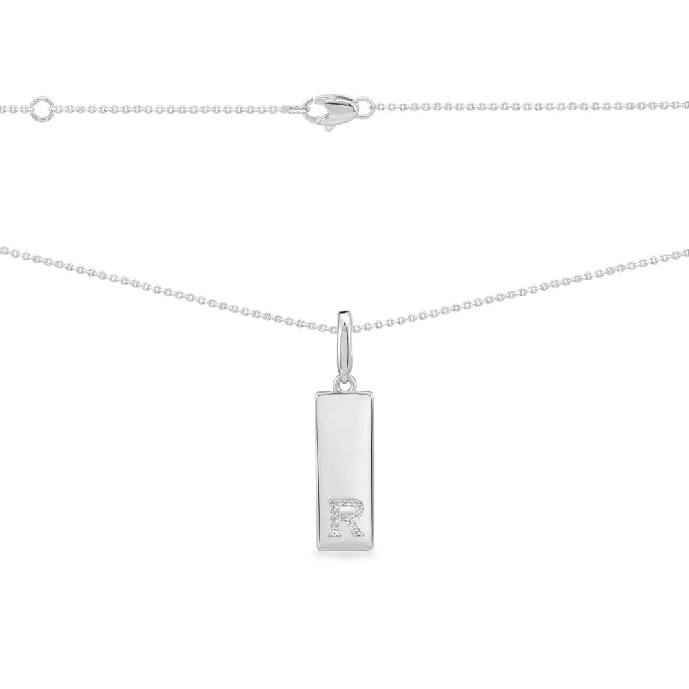 Collier Plaque Alphabet - APM Monaco