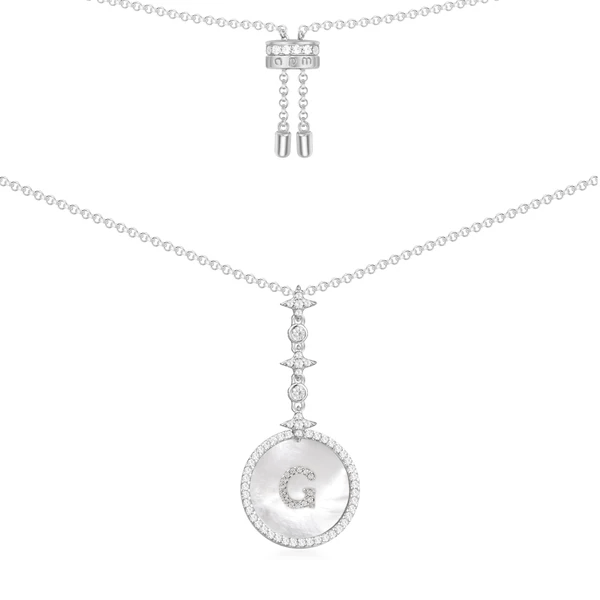 Collier Ajustable Alphabet Eternelle - APM Monaco