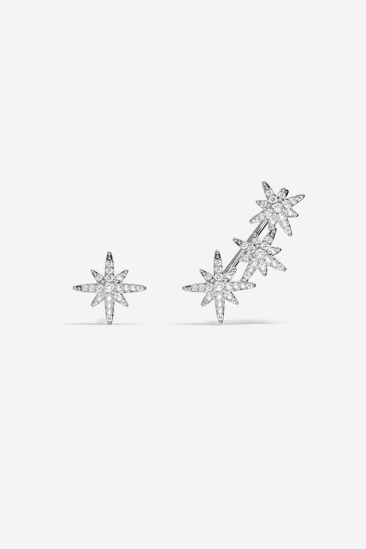 Boucles d'oreilles APM étoilées, une pluie d'étincelles au creux de l'oreille.