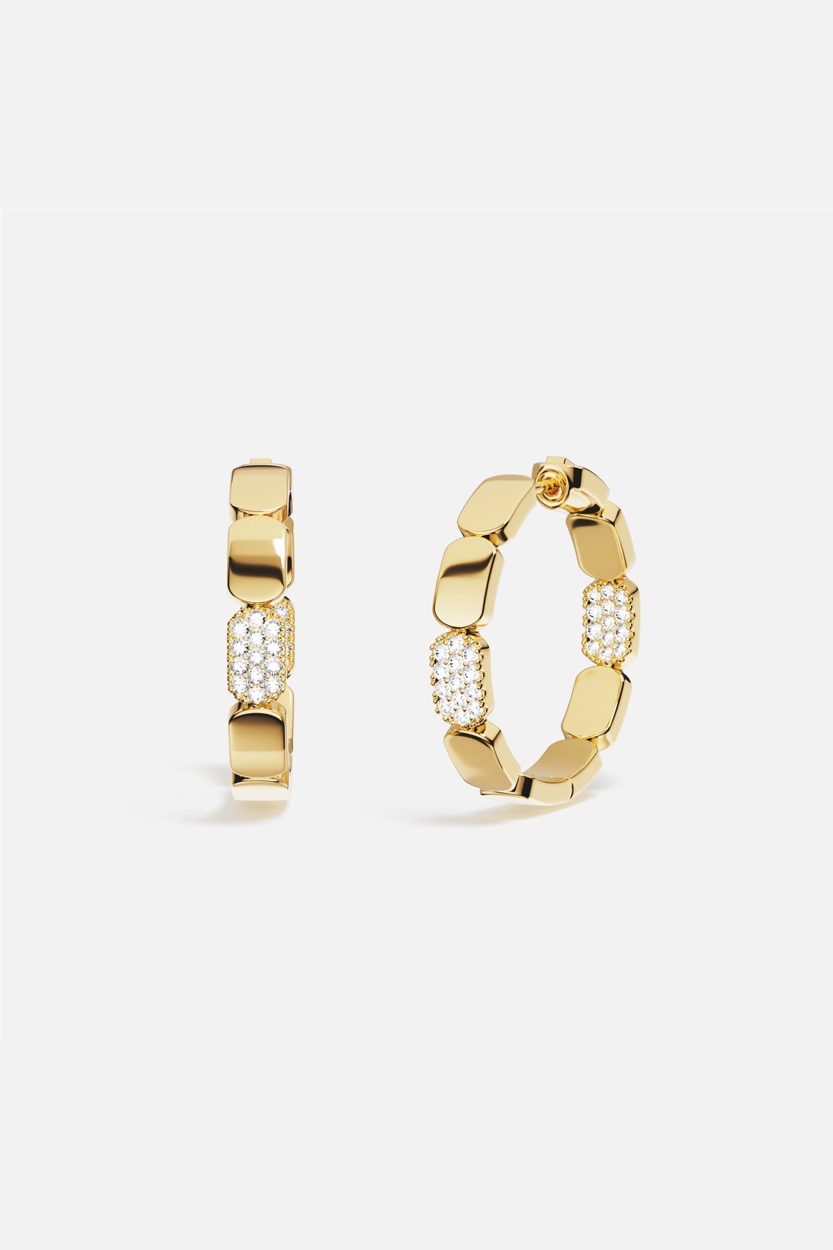 Boucles D'Oreilles Pavage