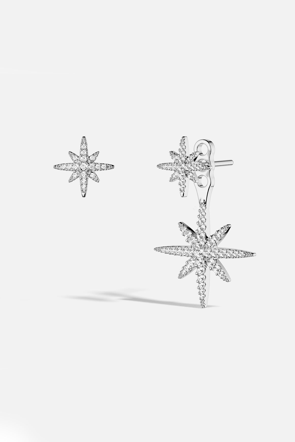 Boucles d'oreilles APM Météorites, une pluie d'étoiles scintillantes pour une allure céleste.