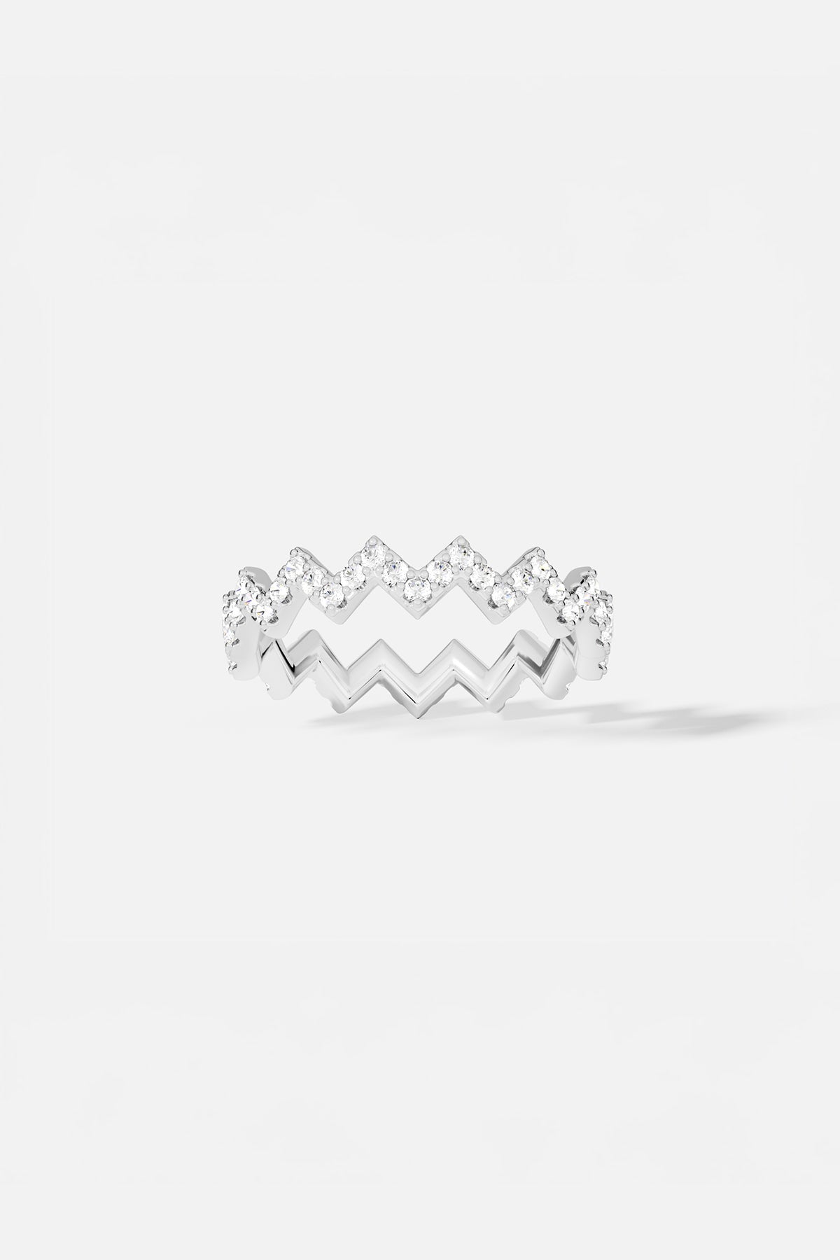 APM Monaco Bague Up and Down en Argent