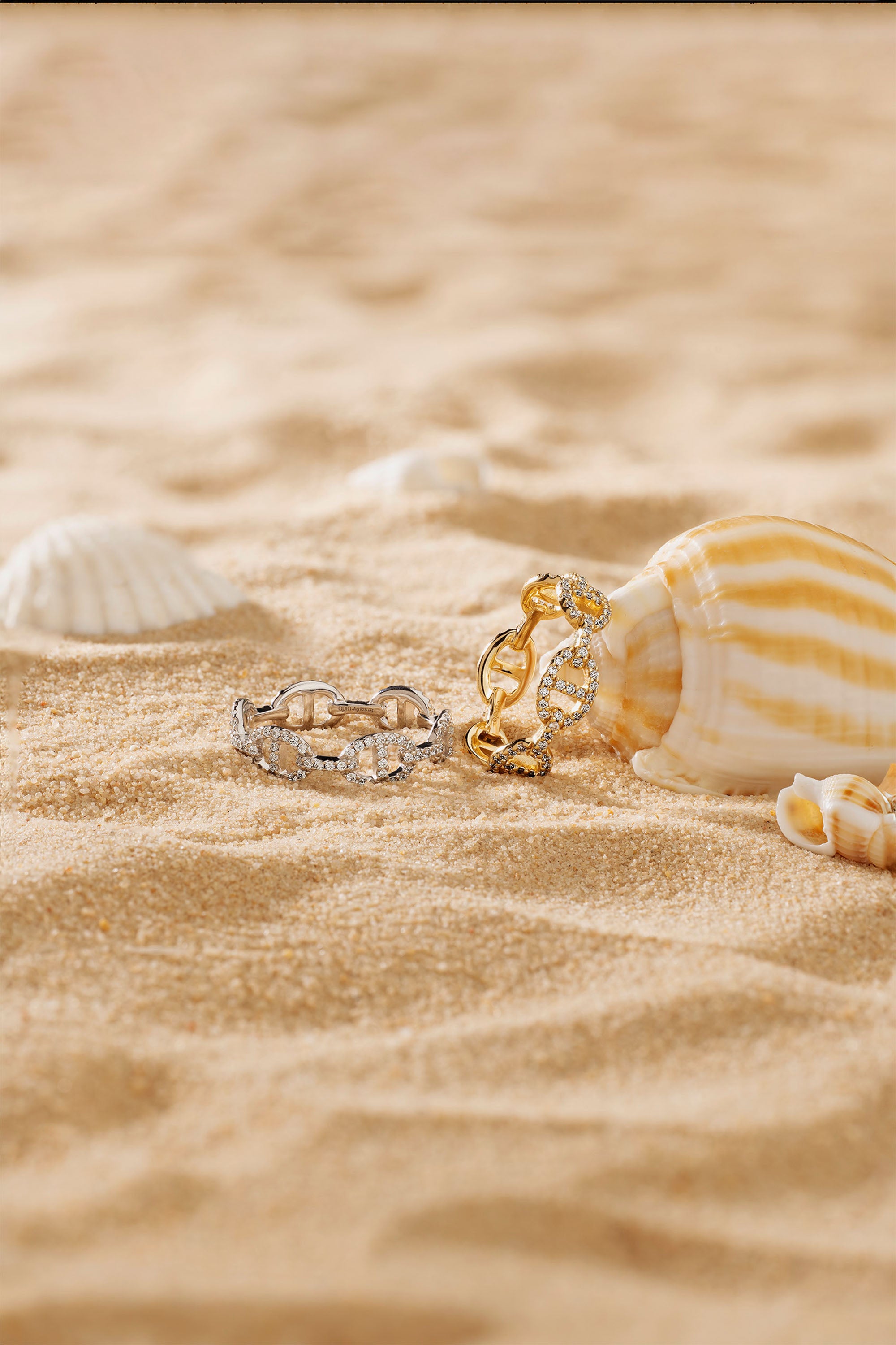 Bague Maille Marine