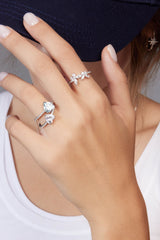 APM Monaco Bague Papillon en Argent