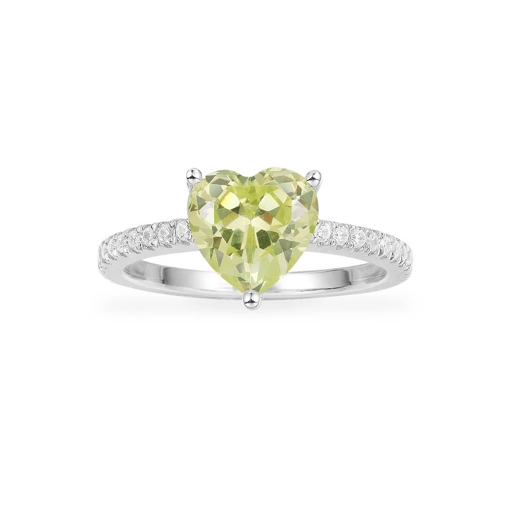 Bague Cœur Vert - APM Monaco