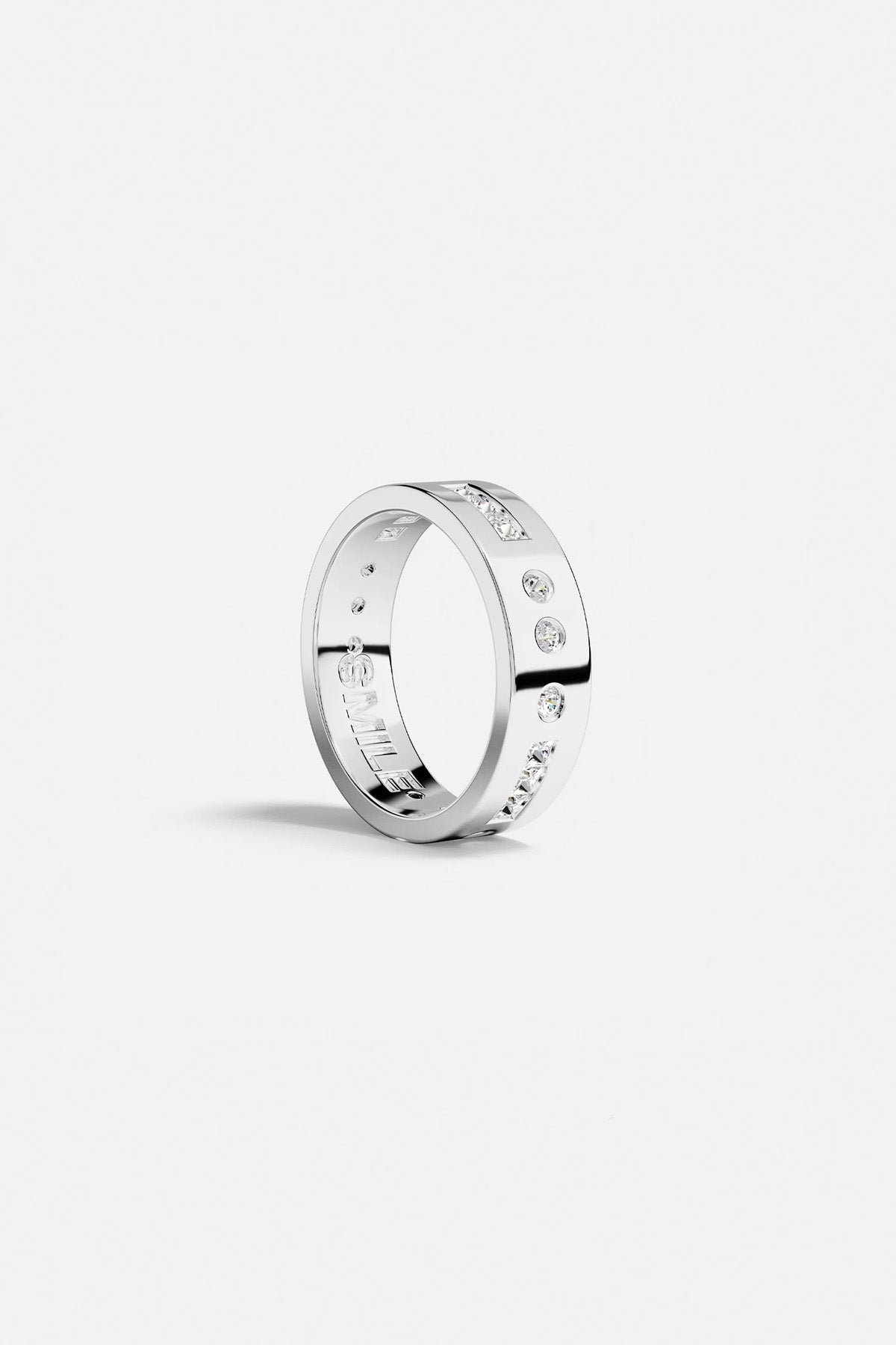 Bague Morse Code SMILE
