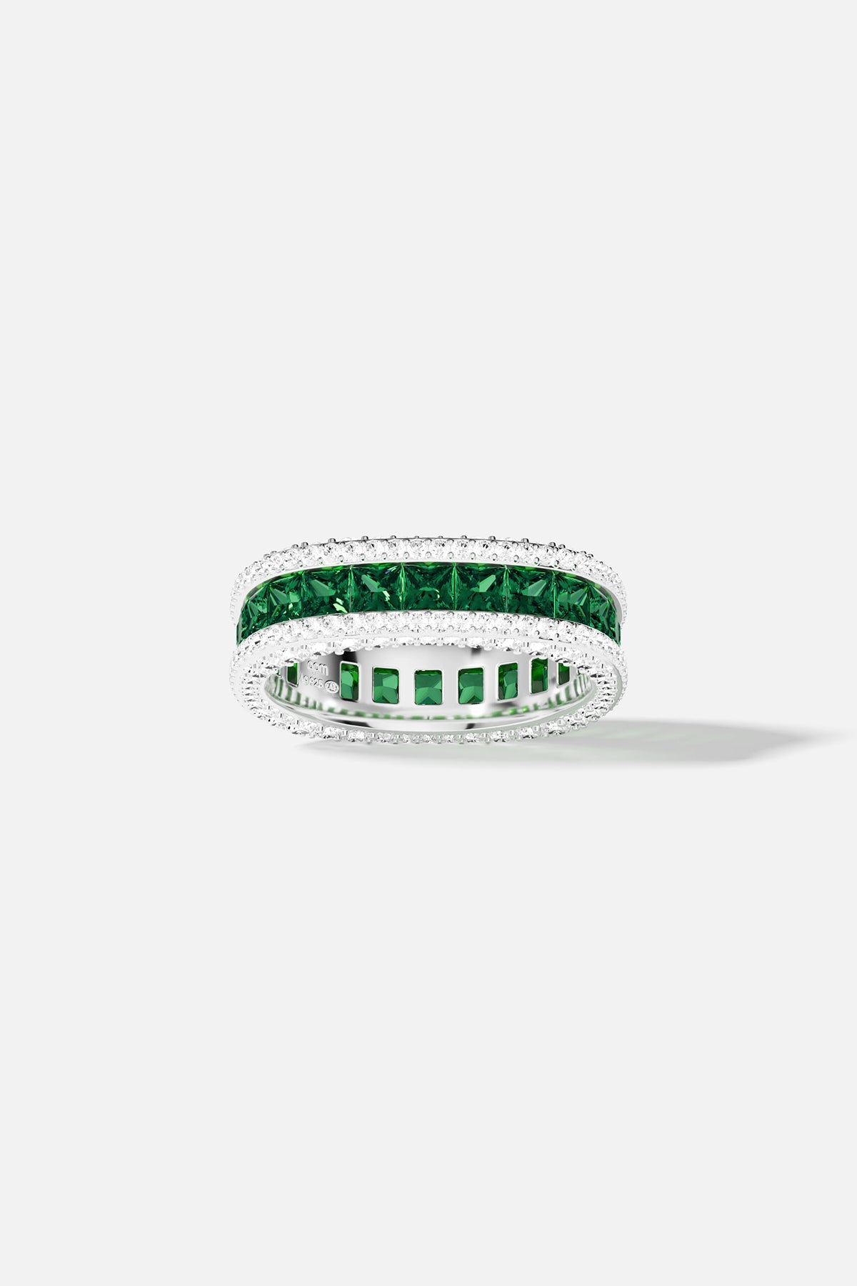 APM Monaco Bague Pavé en Argent