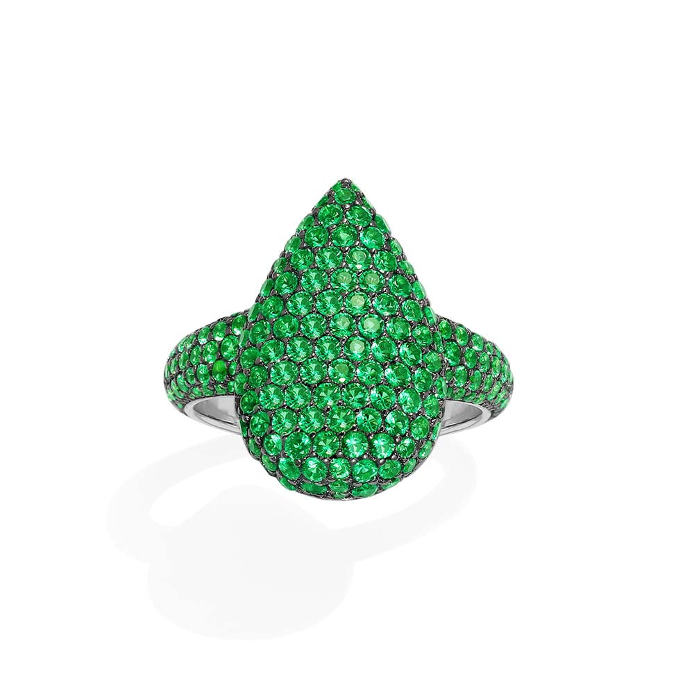 Bague Goutte Verte - APM Monaco