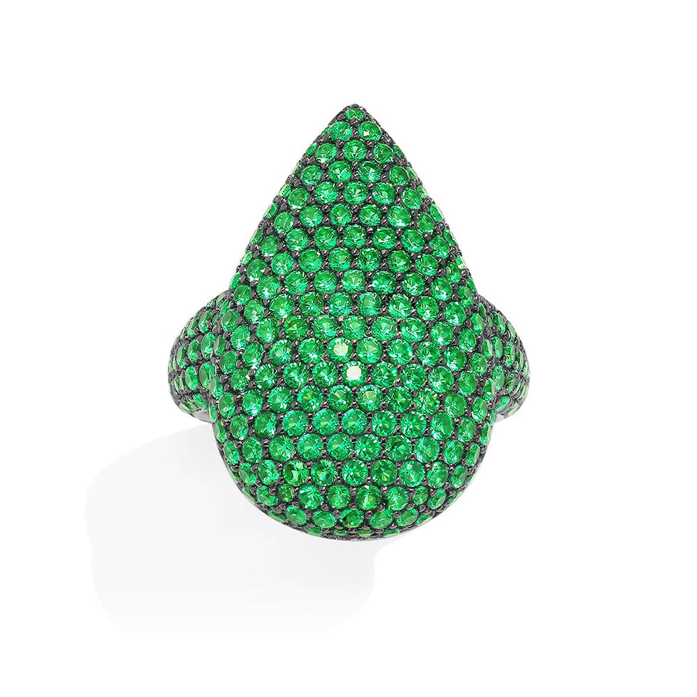 Bague Goutte Verte Bold - APM Monaco