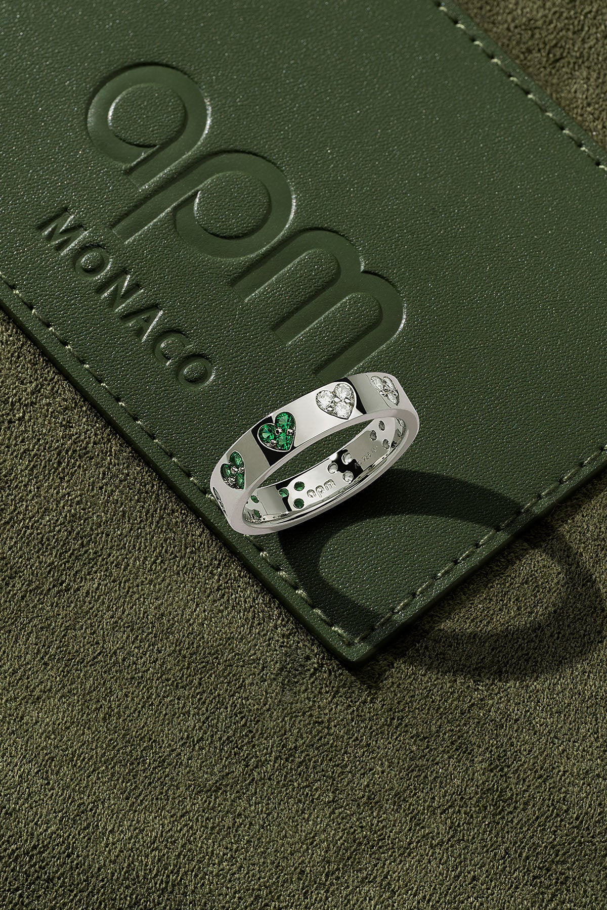 APM Monaco Bague Cœur en Argent