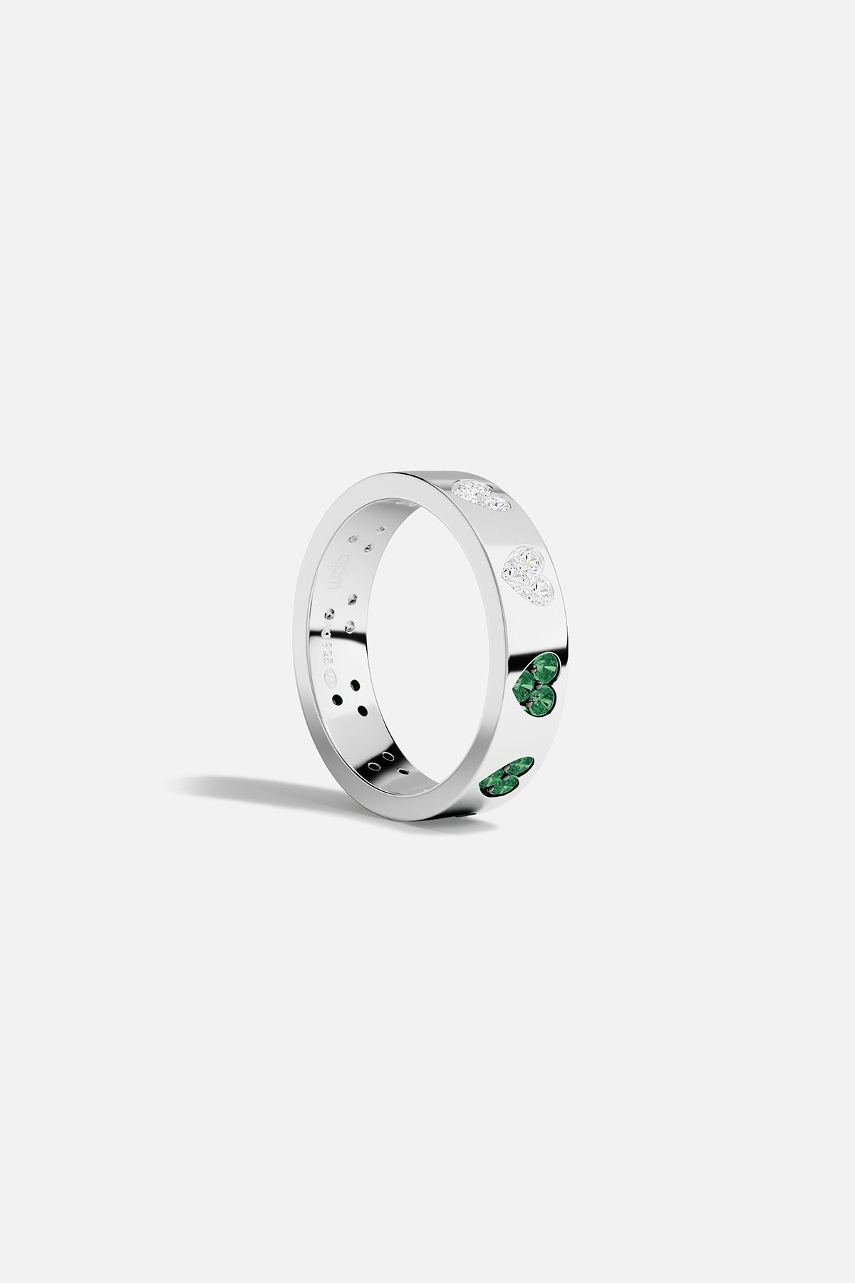 APM Monaco Bague Cœur en Argent