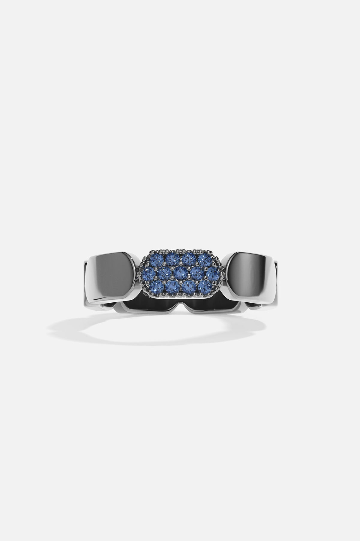 APM Monaco Bague Pavé en Argent