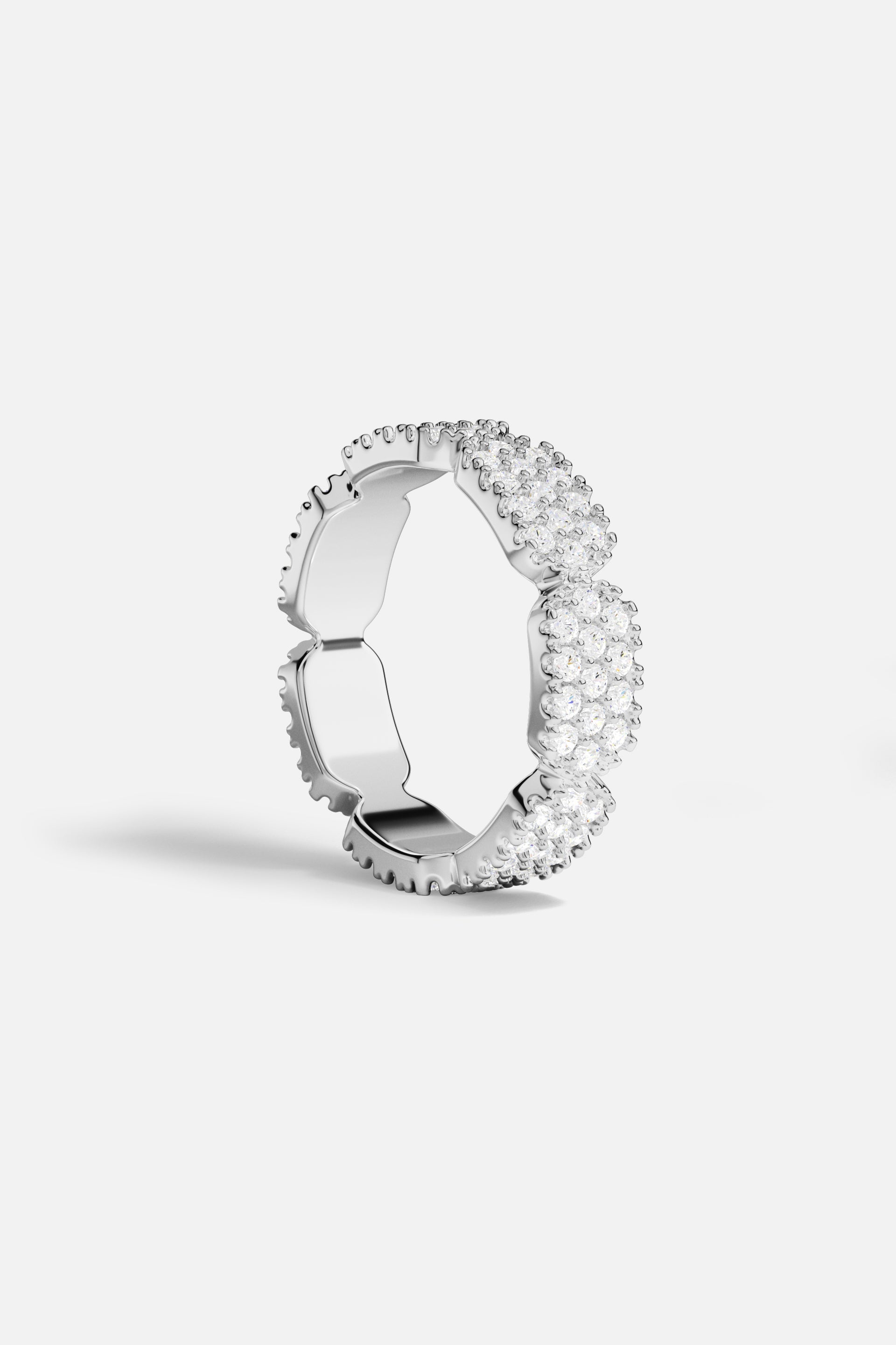 Bague Pavé Argent - APM Monaco