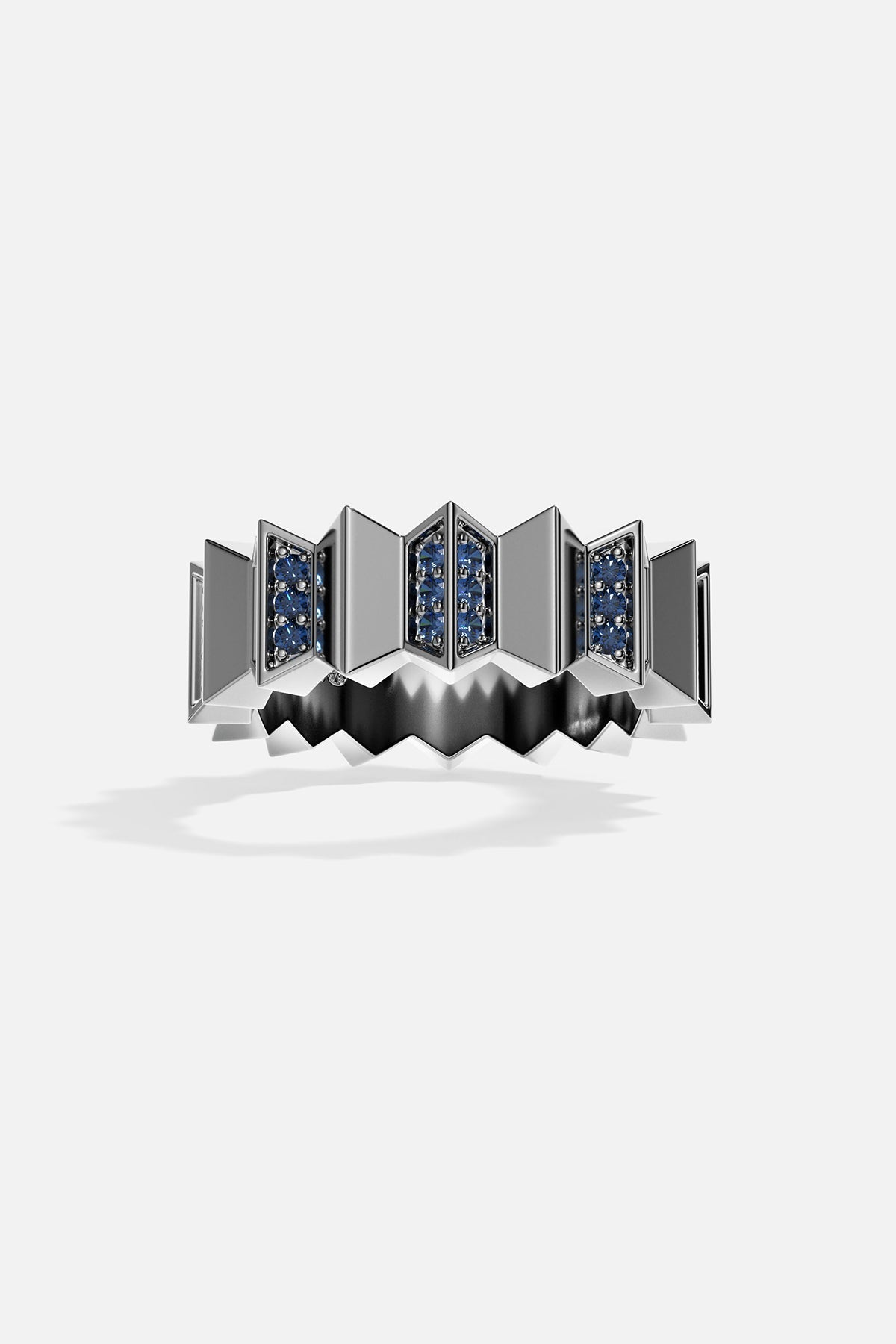 APM Monaco Bague Up and Down en Argent
