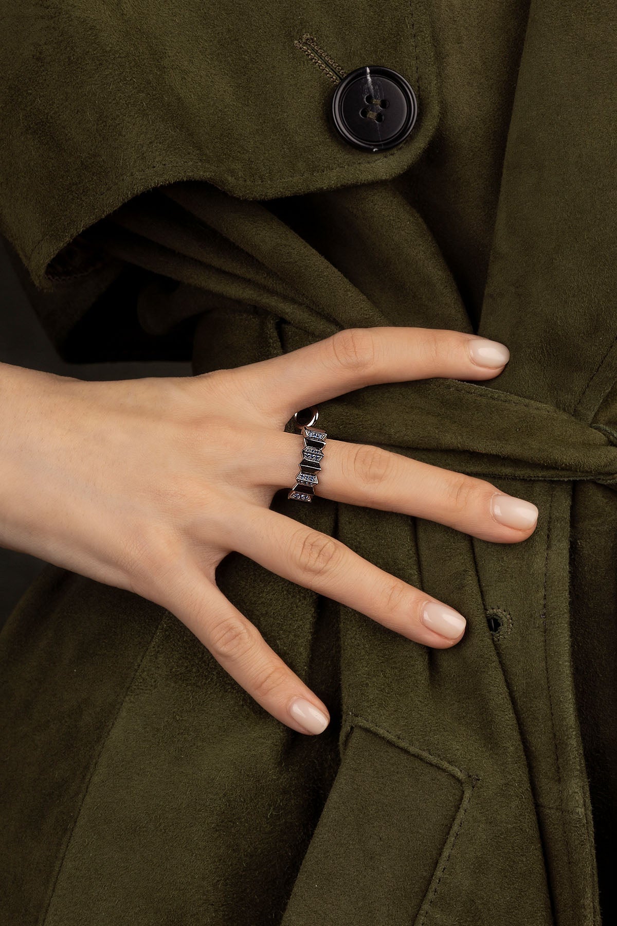 APM Monaco Bague Up and Down en Argent