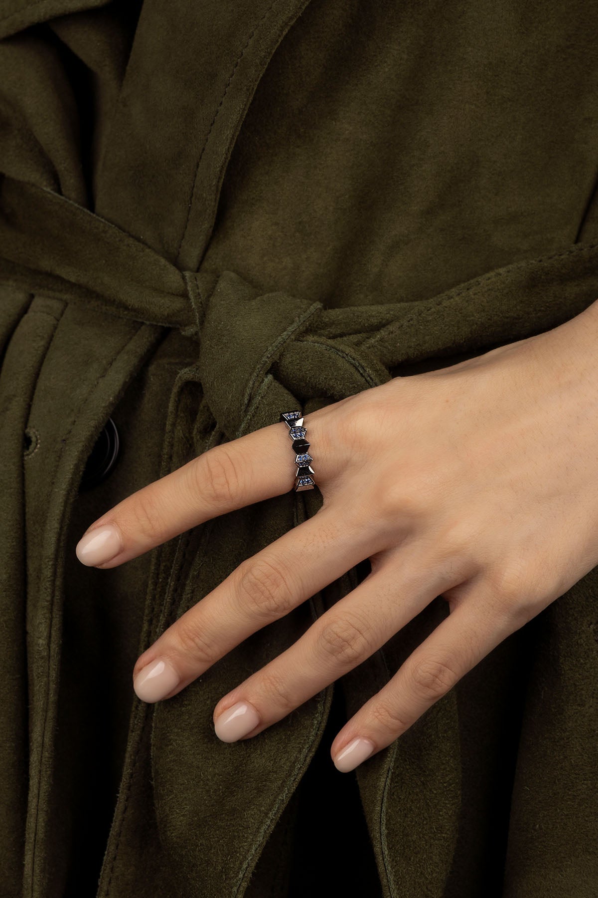 APM Monaco Bague Up and Down en Argent
