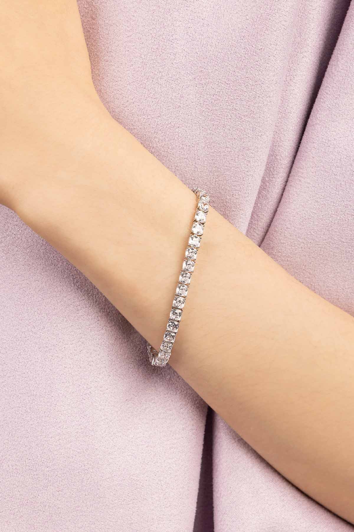 APM Monaco Bracelet Tennis en Argent