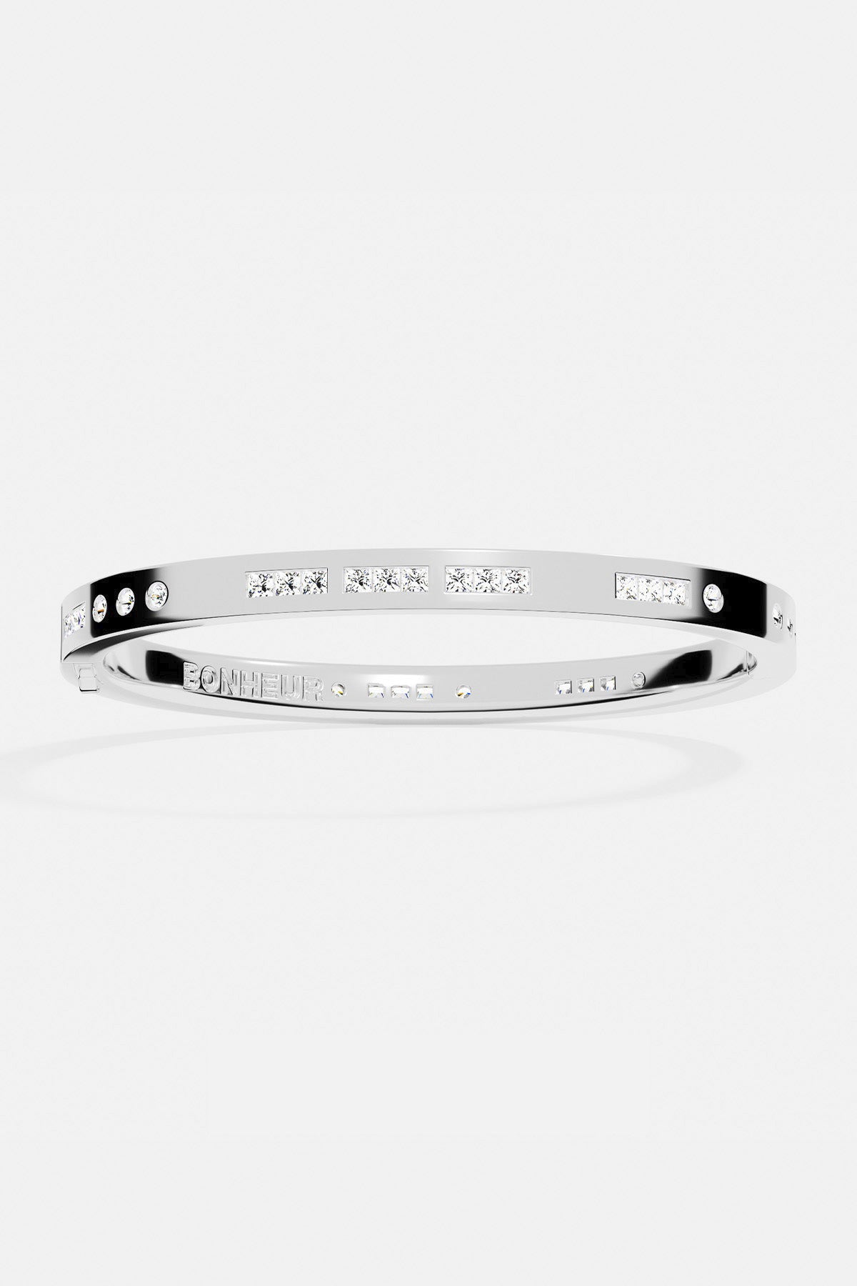 Bracelet Jonc Code Morse BONHEUR