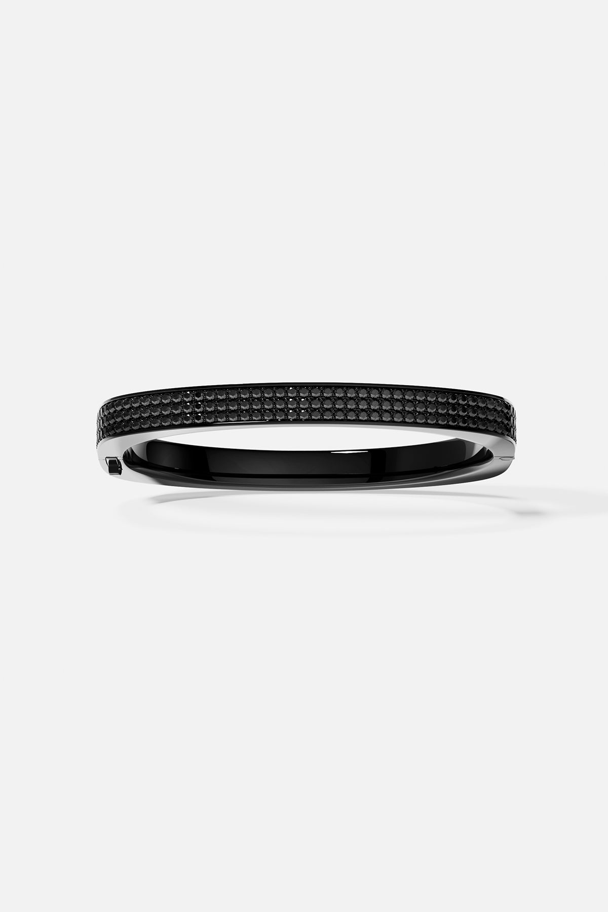 Bracelet Jonc Bold Pavé Noir