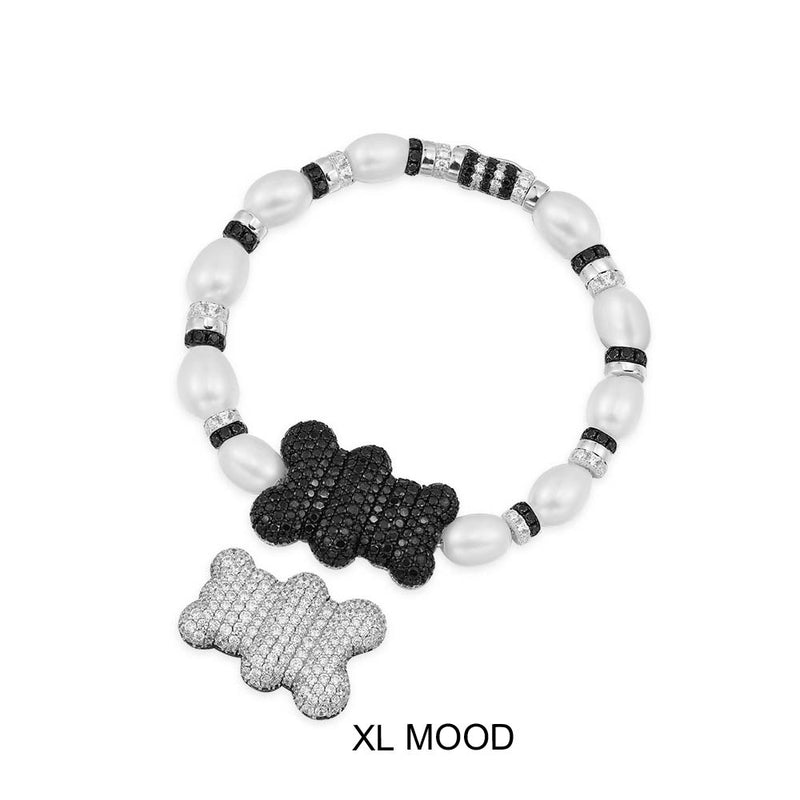 Bracelet Ajustable Yummy Bear XL Mood avec Perles