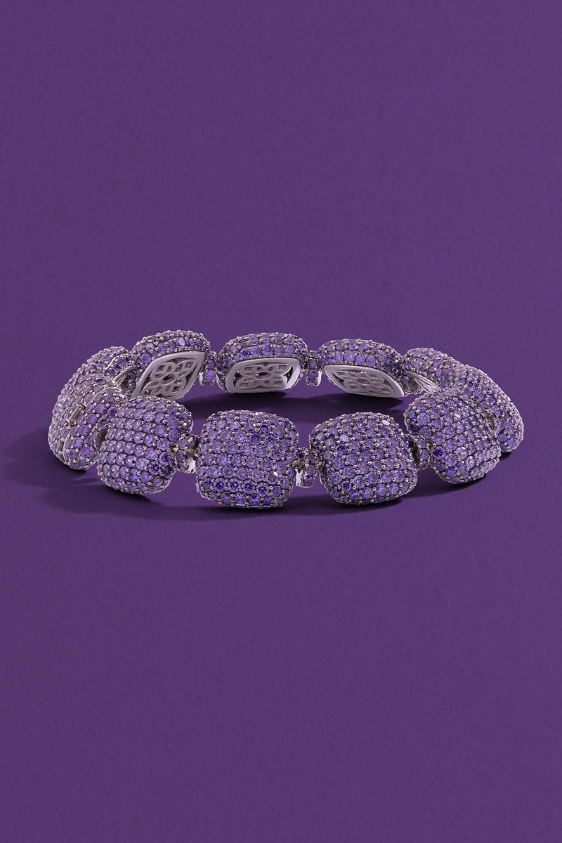 Bracelet Carré Violet