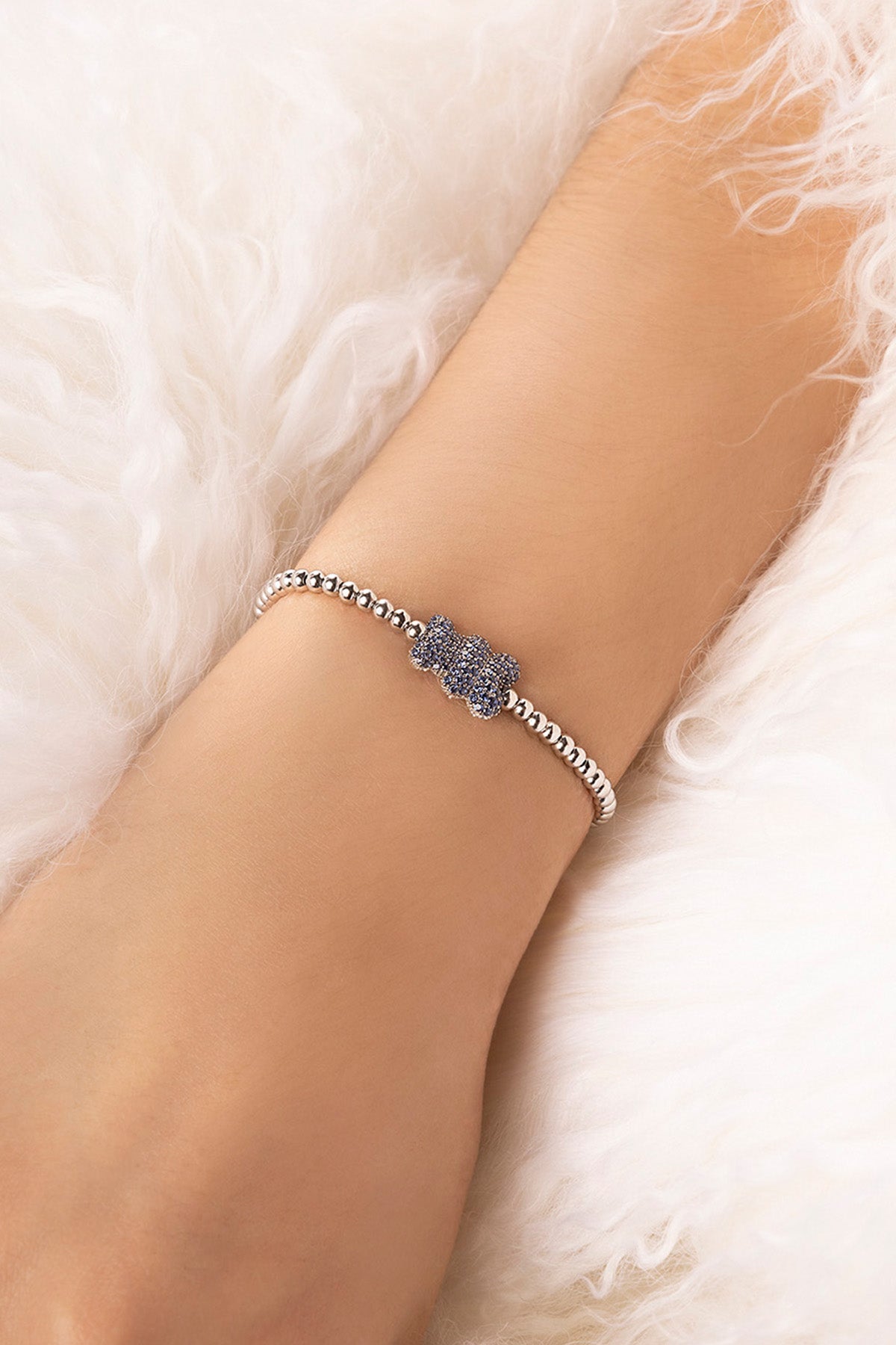 APM Monaco Bracelet Yummy Bear Baba en Argent