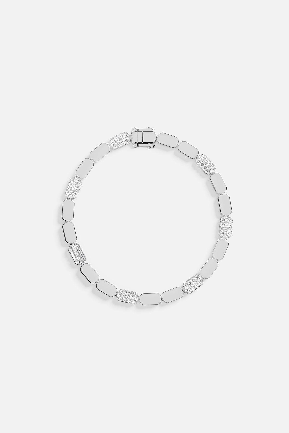 APM Monaco Bracelet Argent Pavé en Argent