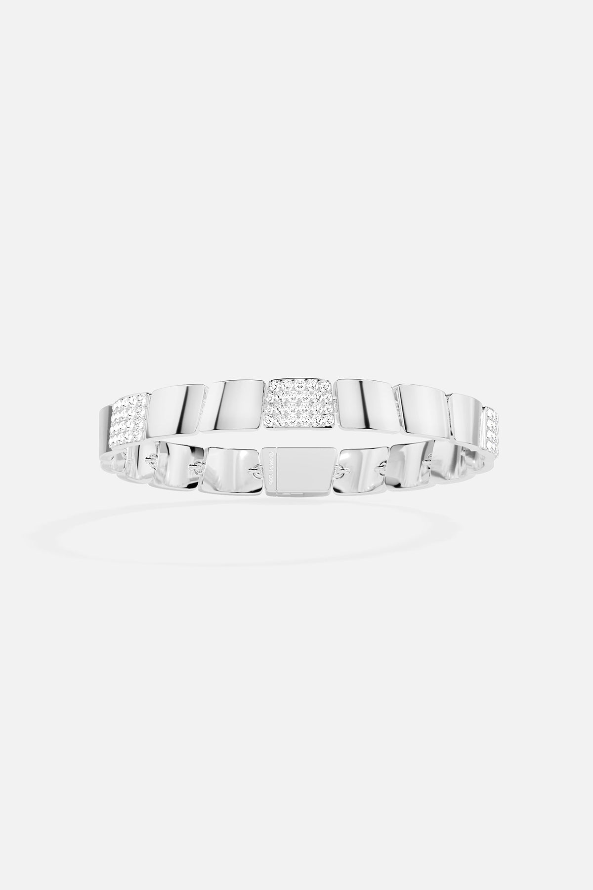APM Monaco Bracelet Pavé en Argent