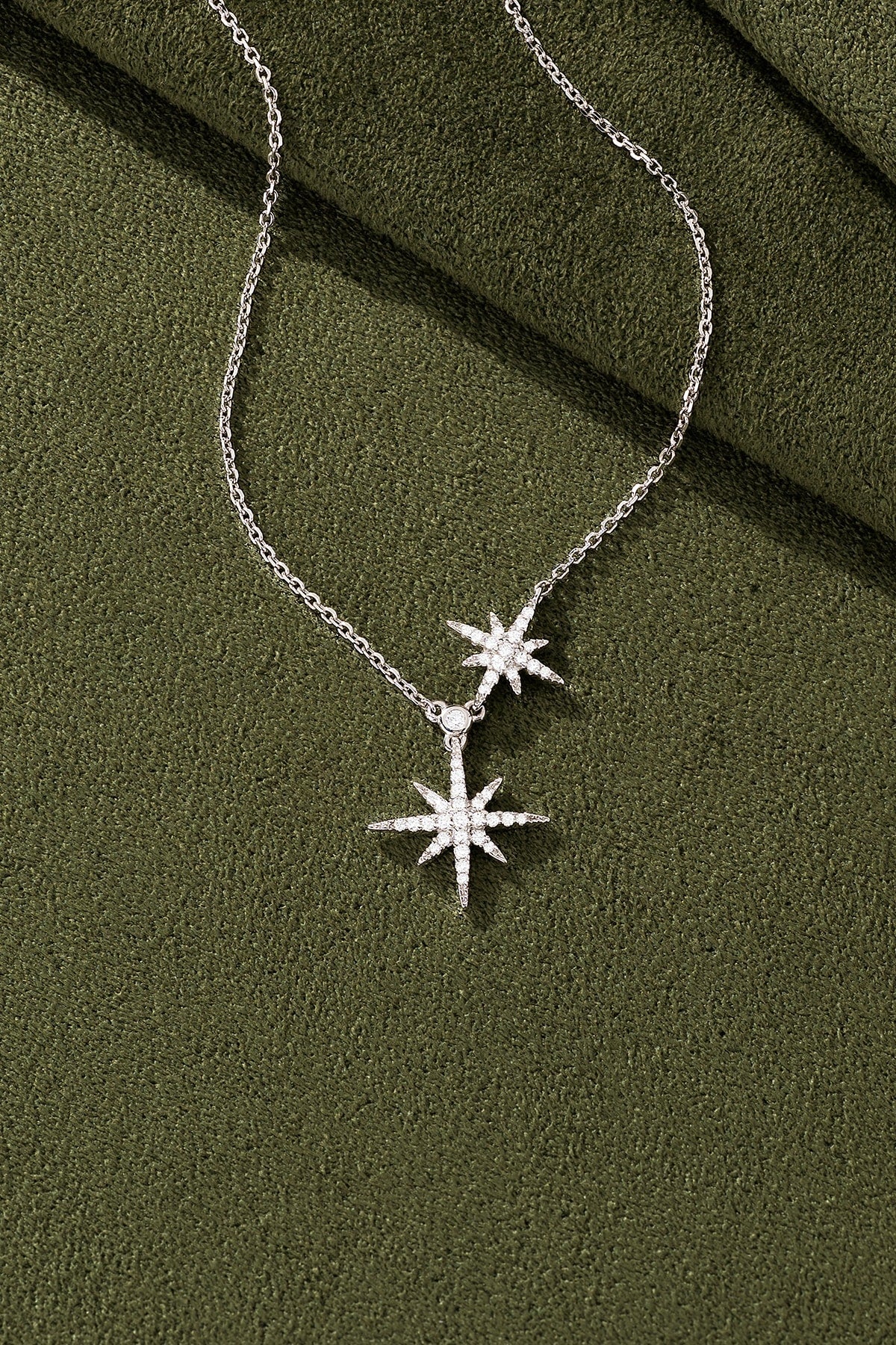 APM Monaco Collier Ajustable Double Météorites en Argent