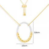 Collier Ajustable Twist Pavé