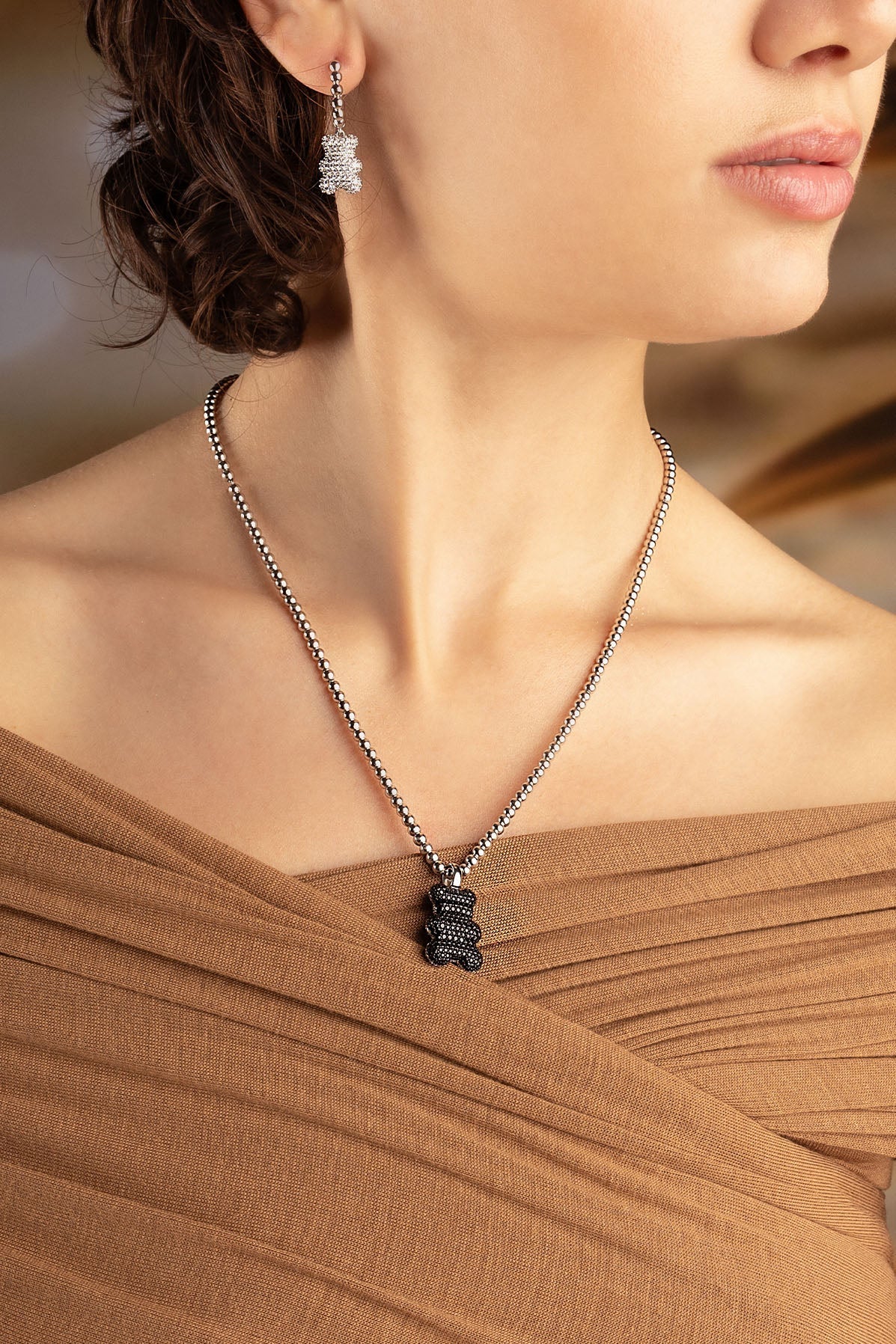 APM Monaco Collier Ajustable Yummy Bear Mood