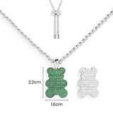Collier Ajustable Yummy Bear Mint (clip)
