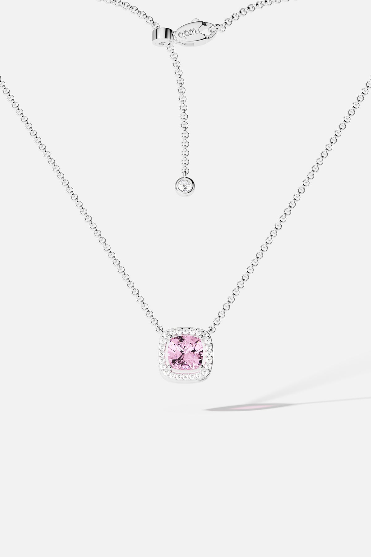 Collier Ajustable Pavé Rose