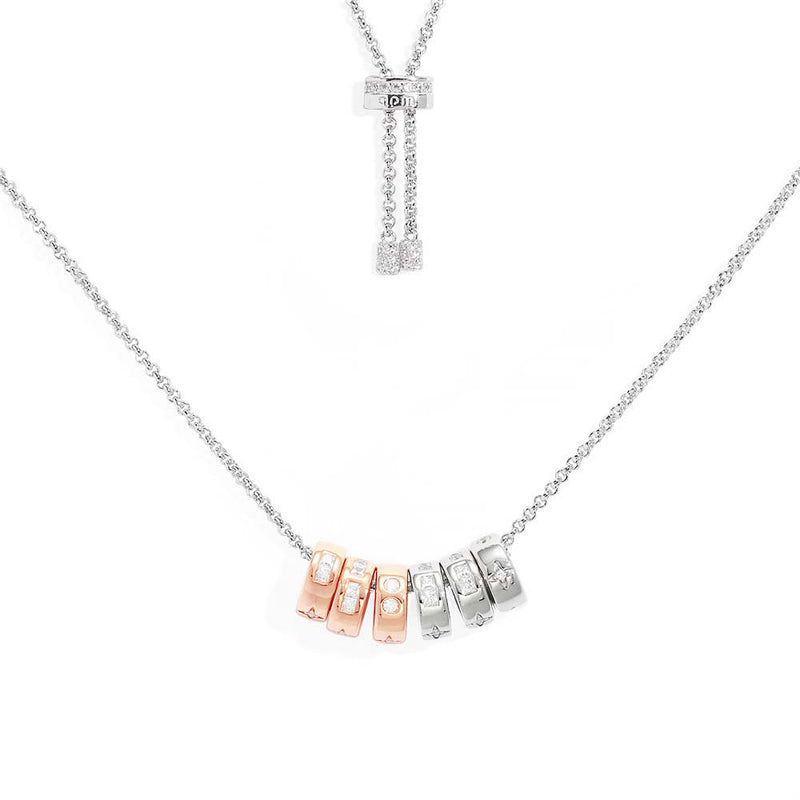 Collier Ajustable Code Morse TOI MOI
