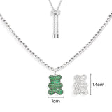 Collier Ajustable Yummy Bear Baby Mint