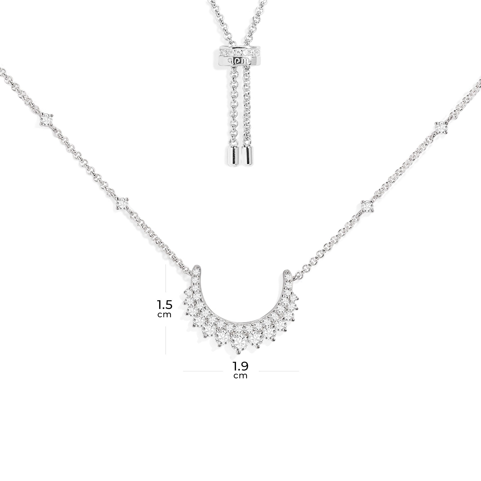 Collier Ajustable Lune - APM Monaco