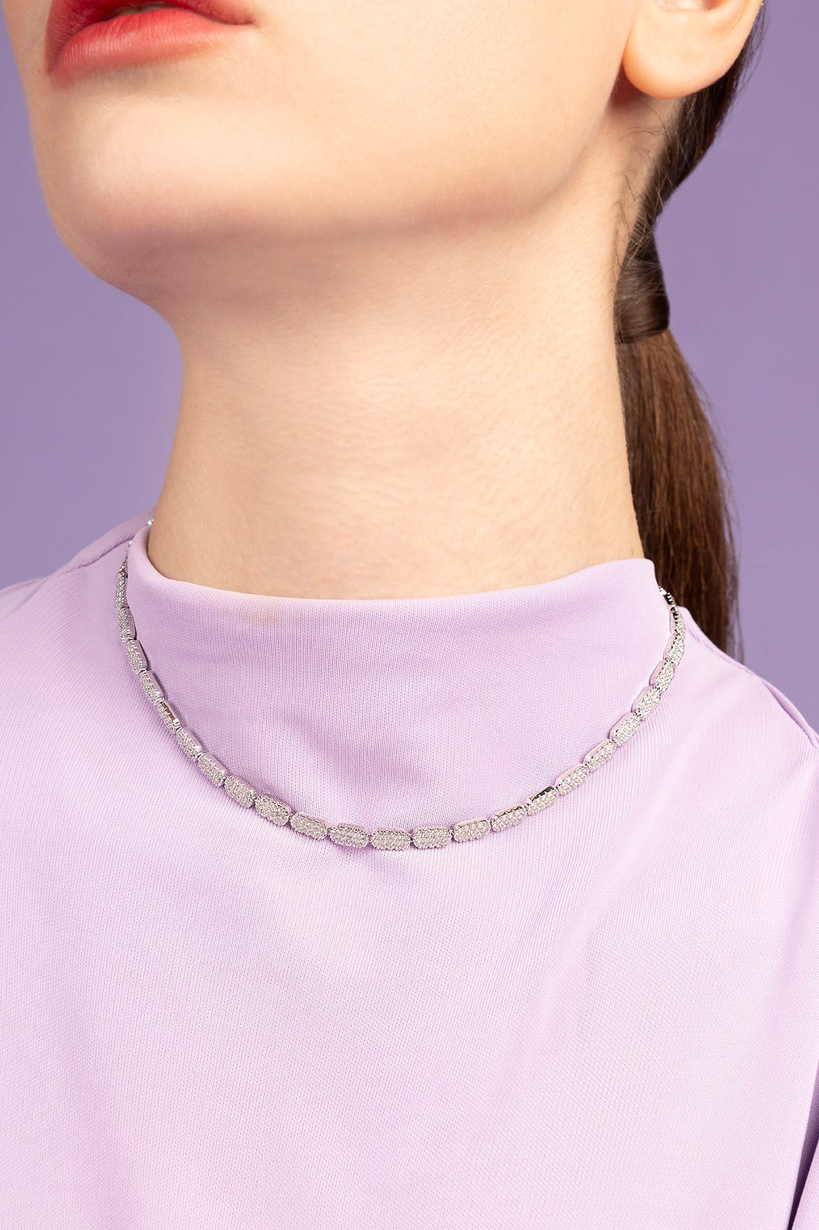 APM MONACO Collier Ajustable Pavé