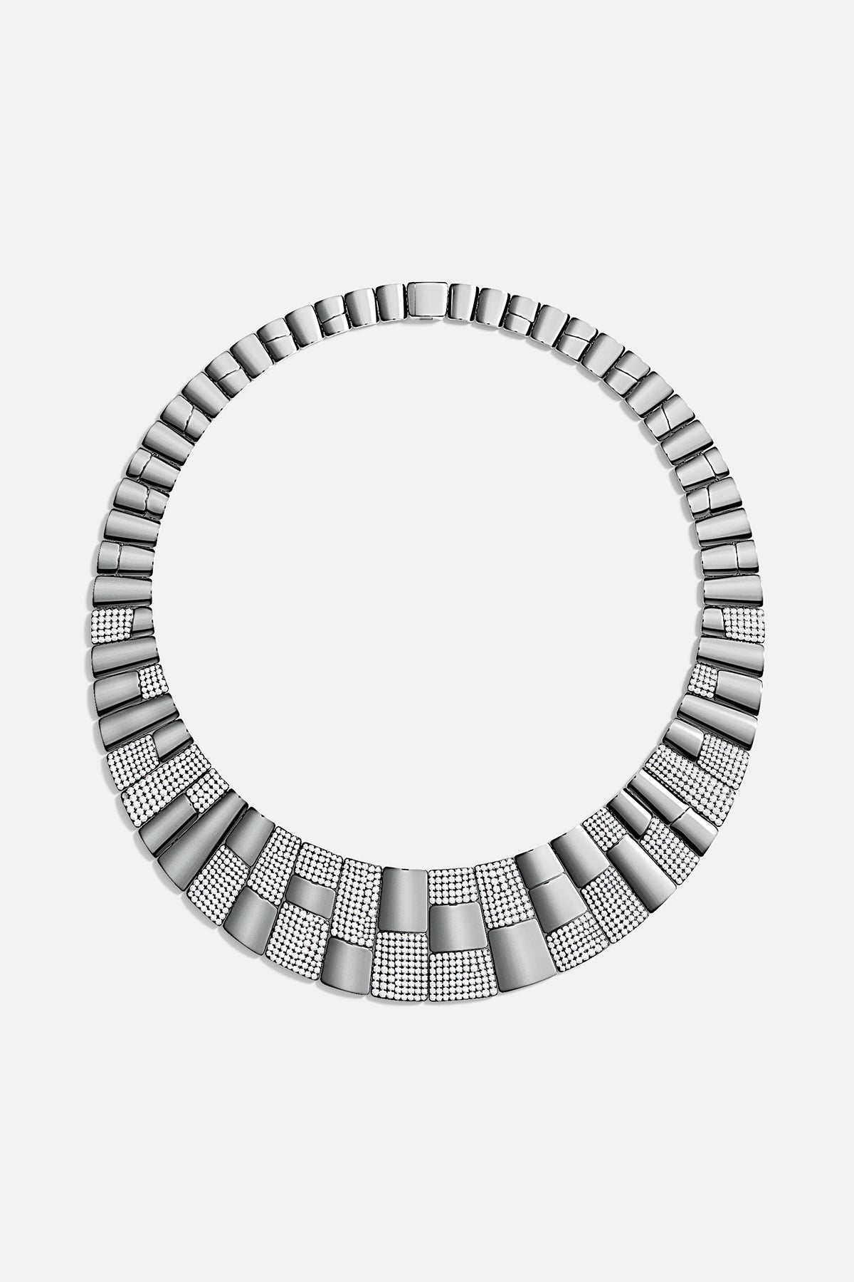 APM Monaco Ras-de-cou Pavé en Argent