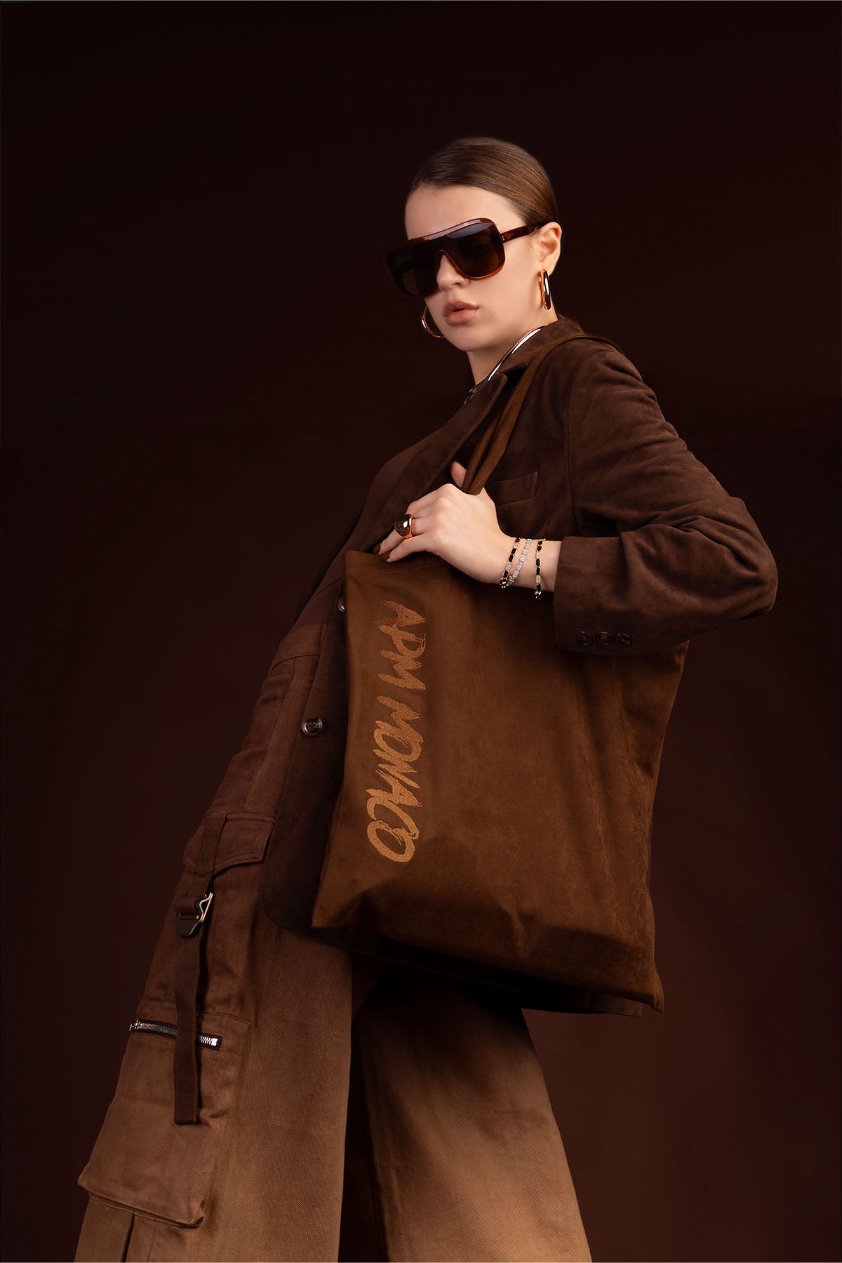 APM Monaco Tote bag Mocha