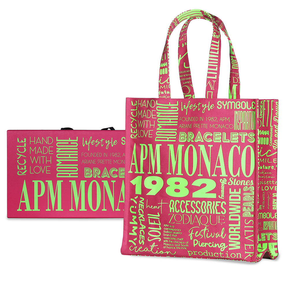 Tote Bag Été Vert - APM Monaco