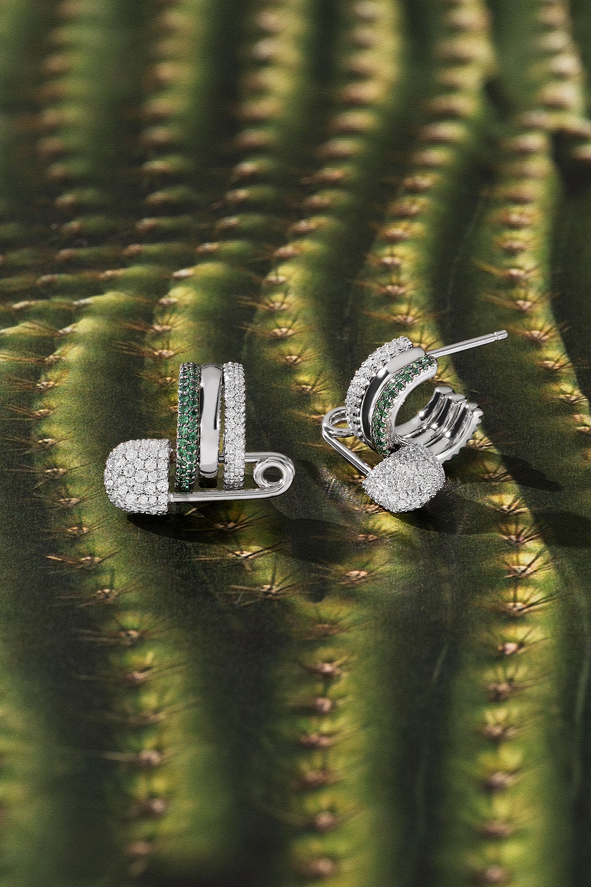 APM Monaco Boucles d'oreilles Épingle en Argent