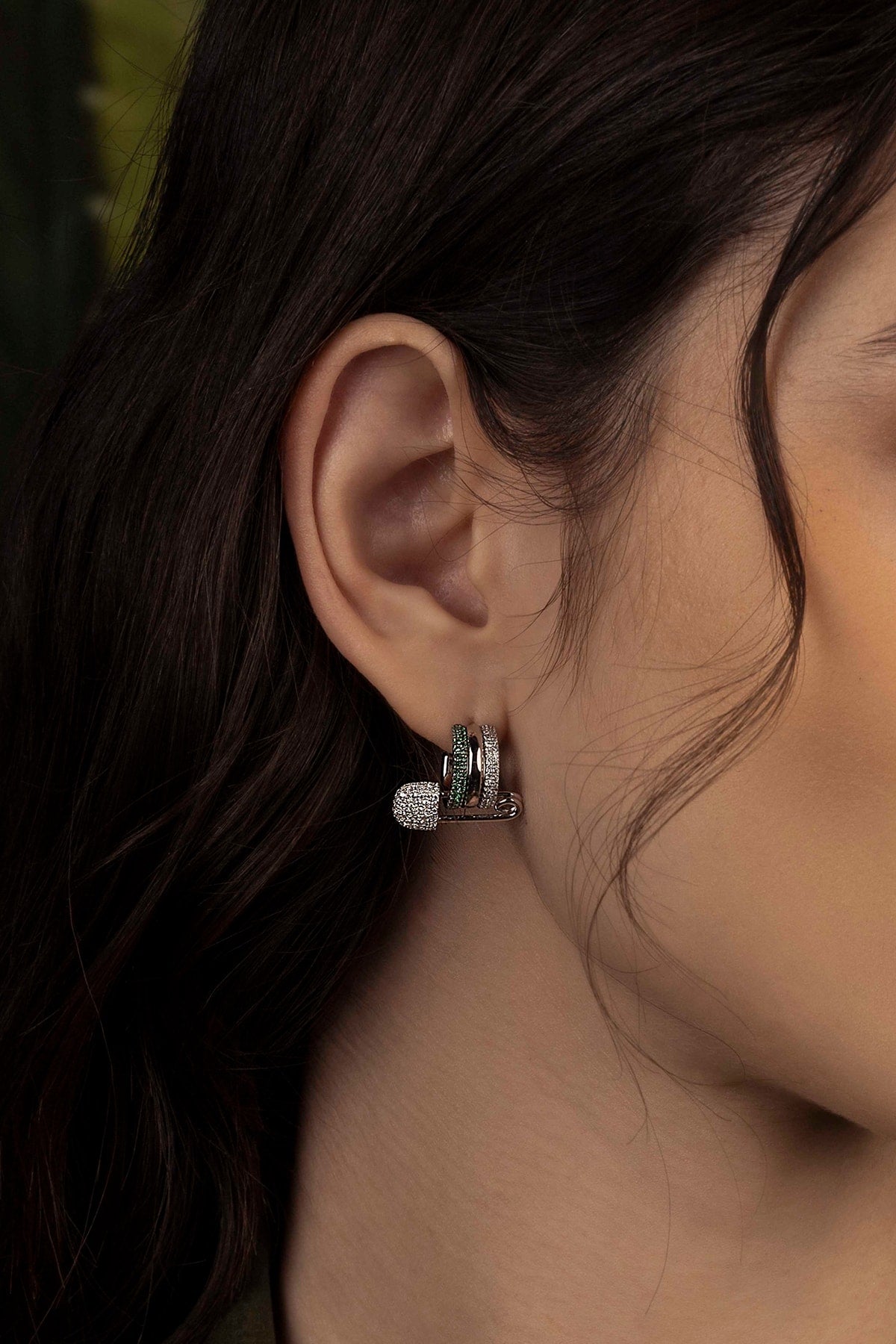APM Monaco Boucles d'oreilles Épingle en Argent