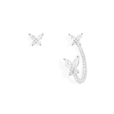Boucles d'Oreilles Asymétriques Papillon
