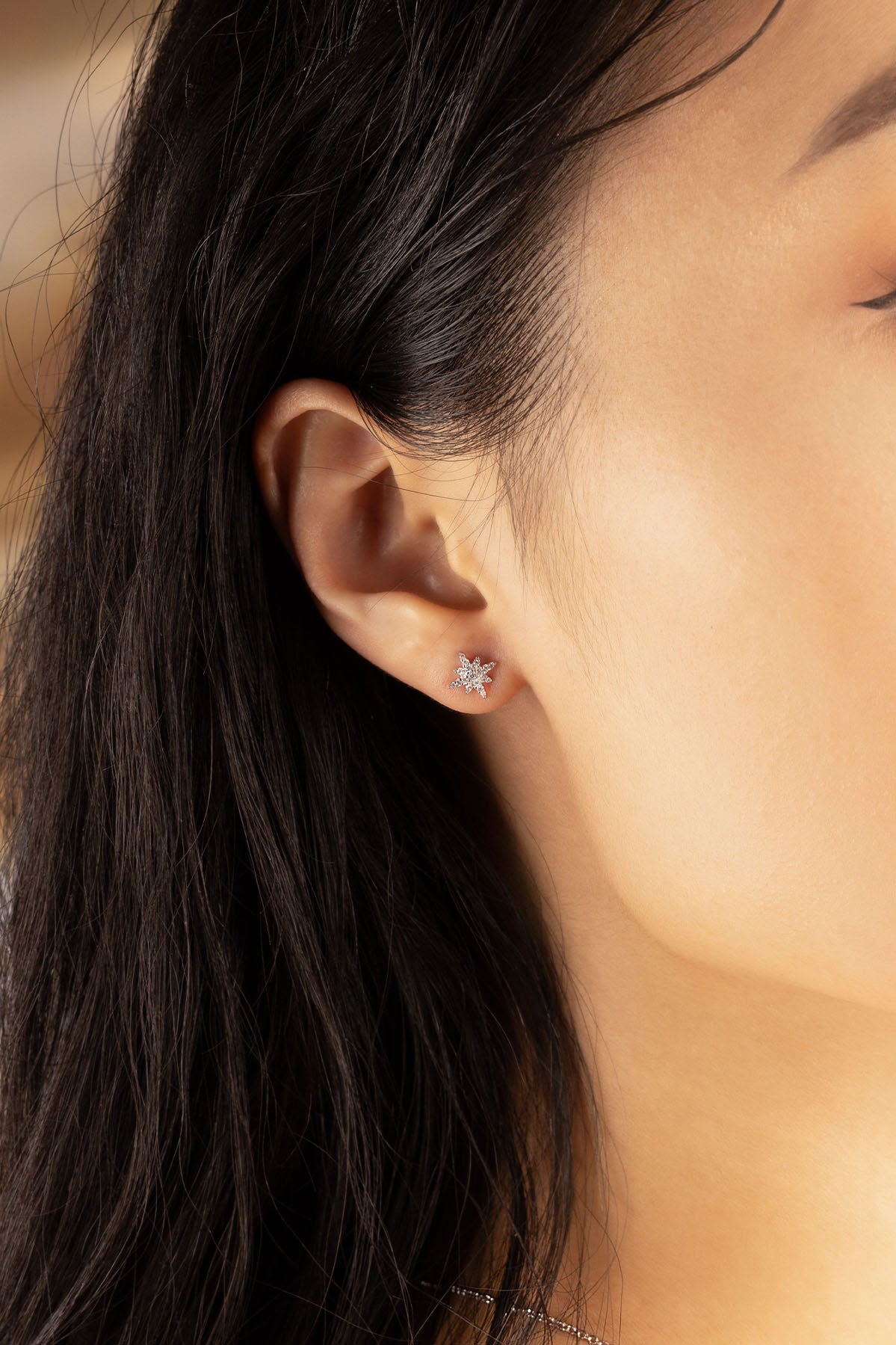 Mini Clous d'oreilles Météorites APM Monaco en argent