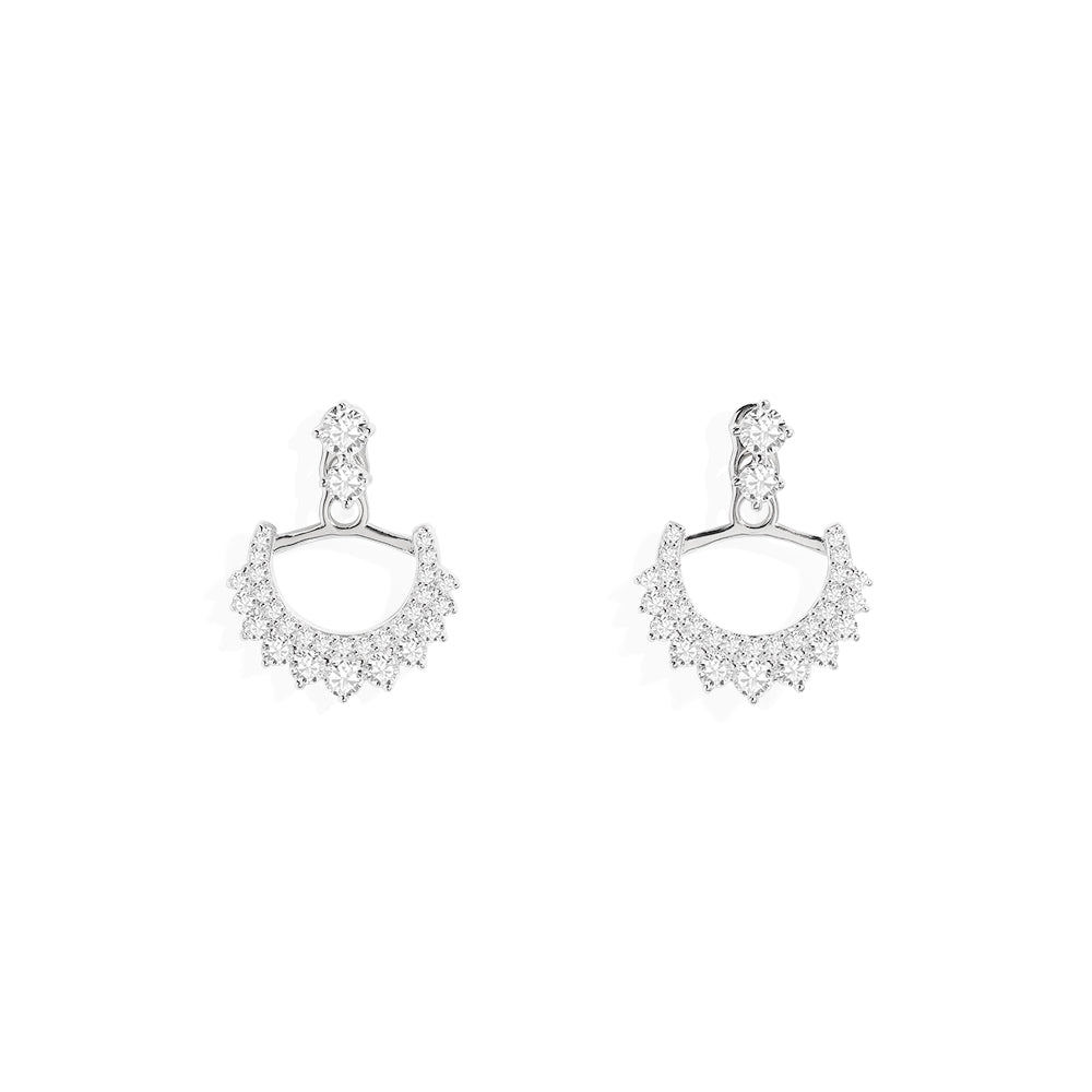 Boucles d'Oreilles Ear Jackets Lune - APM Monaco